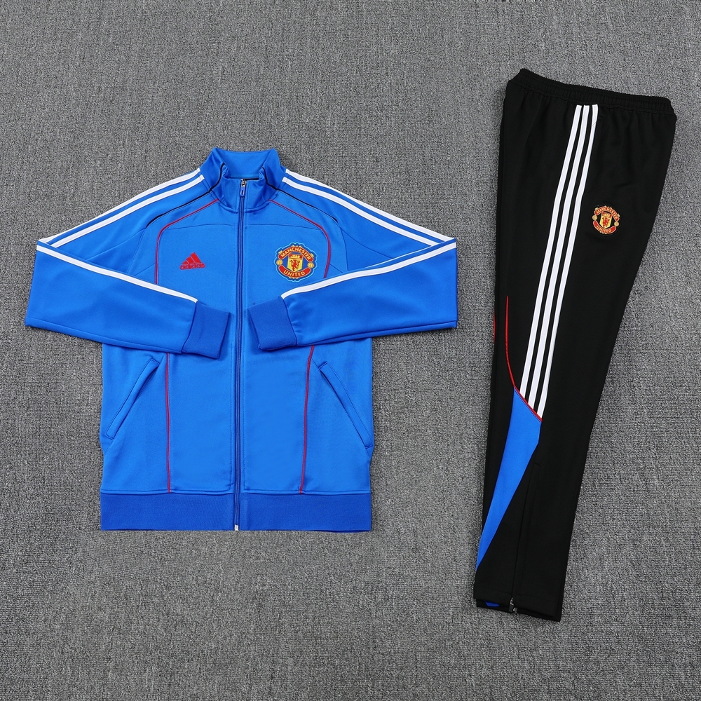 Manchester United Training Kit (Jacket+Pants) Blue 2025/26 - Image 6