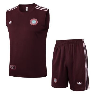 Bayern Munich Sleeveless Training Kit Red 2025/26