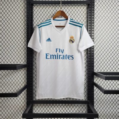 Real Madrid Retro Jersey Home Custom Soccer Shirt 2017/18