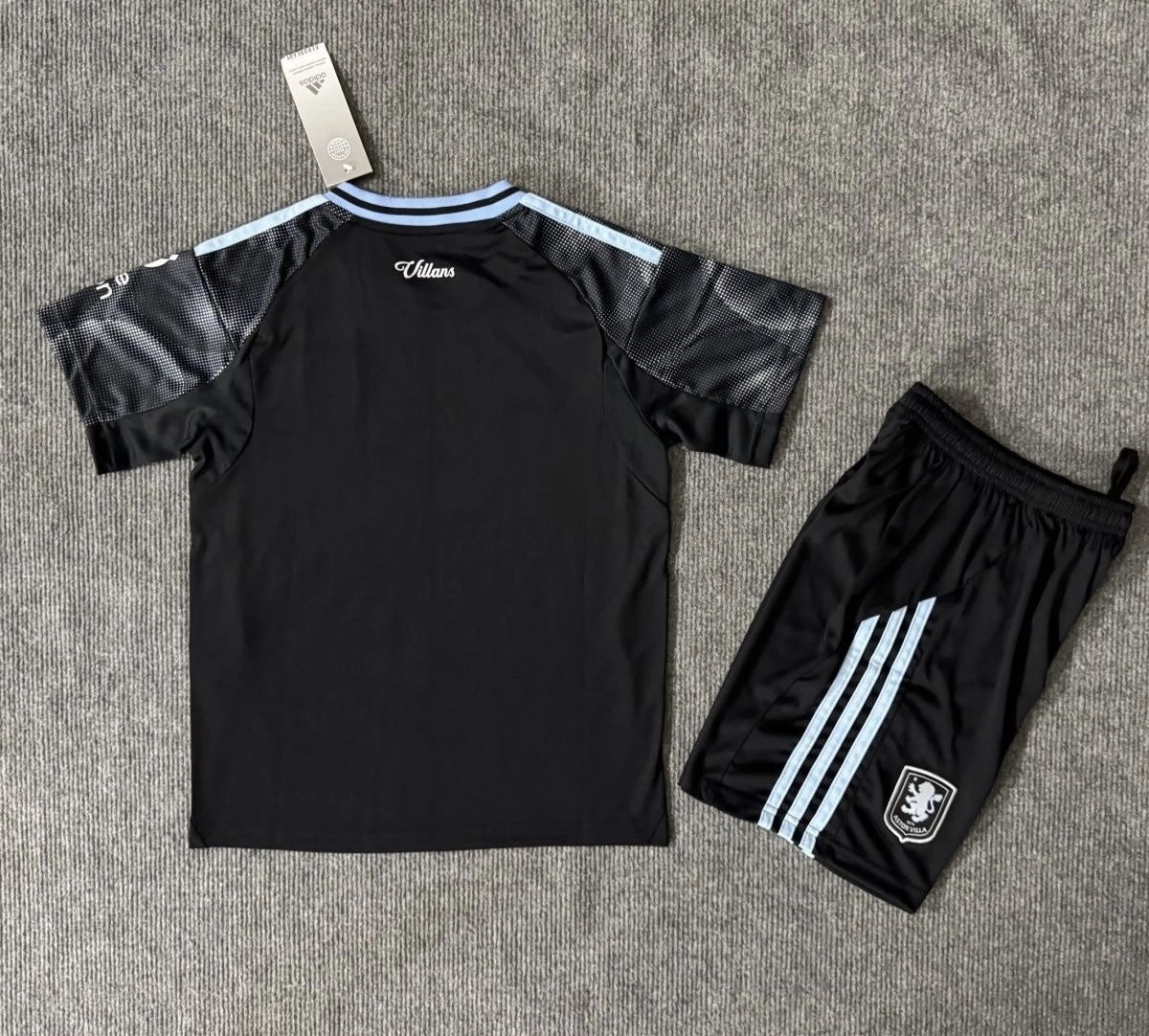 Aston Villa Football Jersey Away Kids Kit Jersey+Shorts 2025/26 - Image 2