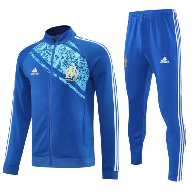 Marseille Retro Training Kit (Jacket+Pants) Blue 2025/26