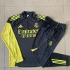 Kids Real Madrid Training Kit (Sweatshirt+Pants) Deep Grey 2025/26