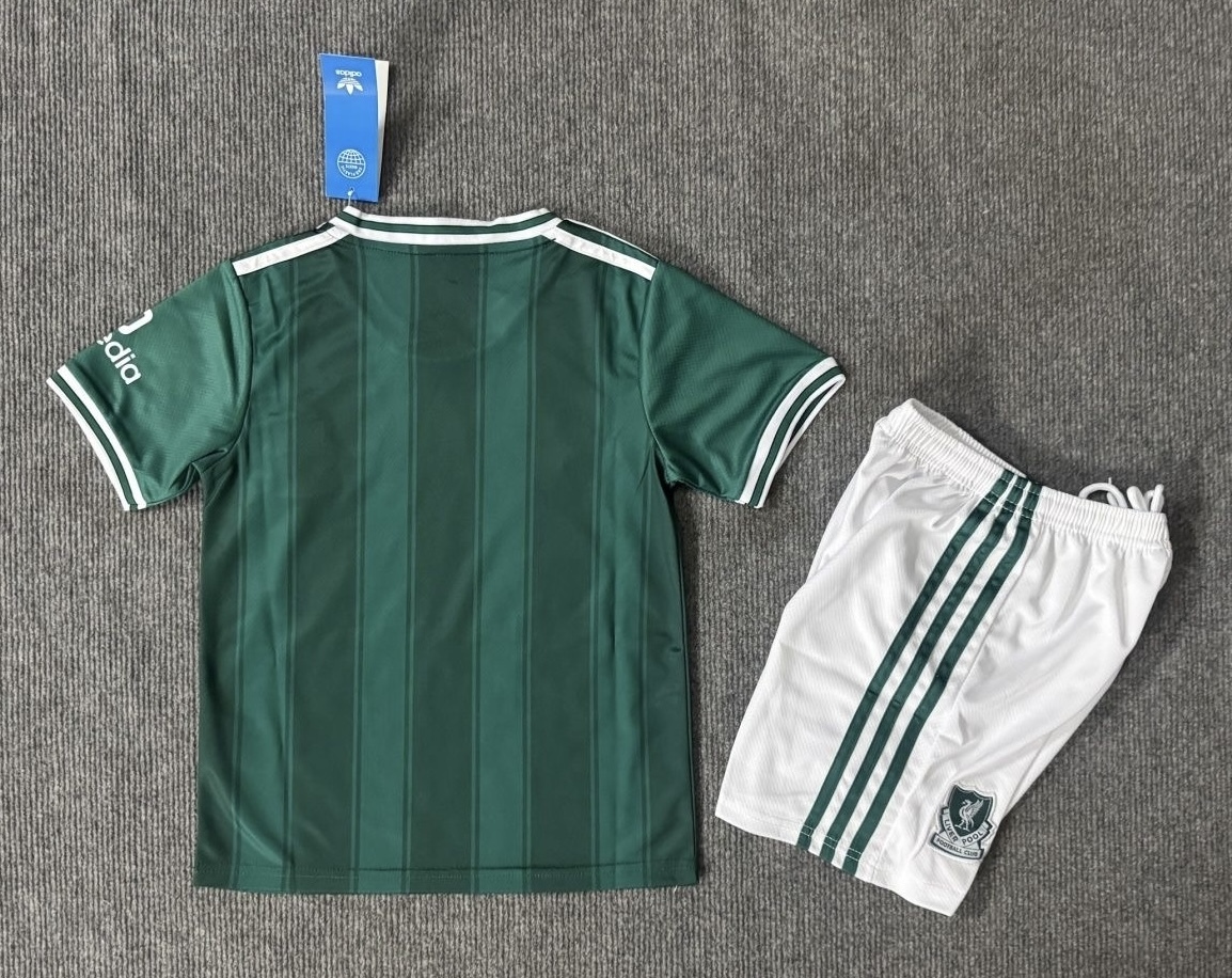 Liverpool Football Jersey Third Away Kids Kit Jersey+Shorts 2025/26 - Image 2