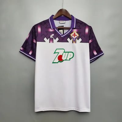Fiorentina Retro Soccer Jersey Away Custom Shirt 1992/93