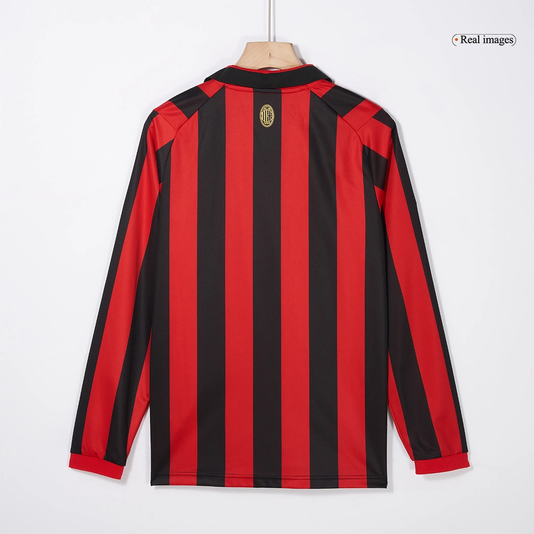 AC Milan Soccer Jersey 125th Anniversary Long Sleeve Custom Shirt 2024/25 - Image 2