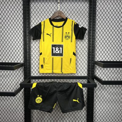 Borussia Dortmund Home Kids Kit Jersey+Shorts 2024/25