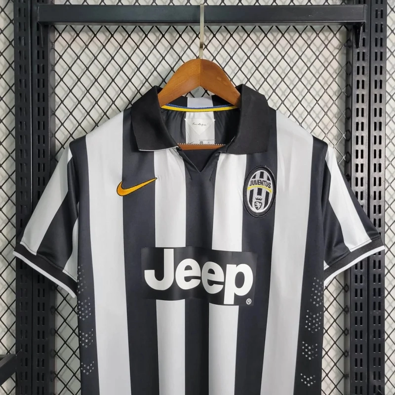 Juventus Retro Soccer Jersey Home Custom Shirt 2014/15 - Image 4