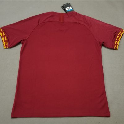 Alternative view of Roma Retro Soccer Jersey Home Custom Shirt 2019/20