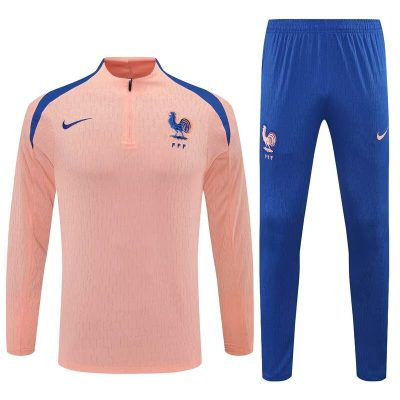 France Training Kit (Jacket+Pants) Orange 2025 - Player Version
