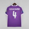 SERGIO RAMOS #4 Real Madrid Retro Jersey Away Soccer Shirt 2016/17