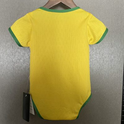 Alternative view of Brazil Soccer Jersey Home Baby Uniform 2025