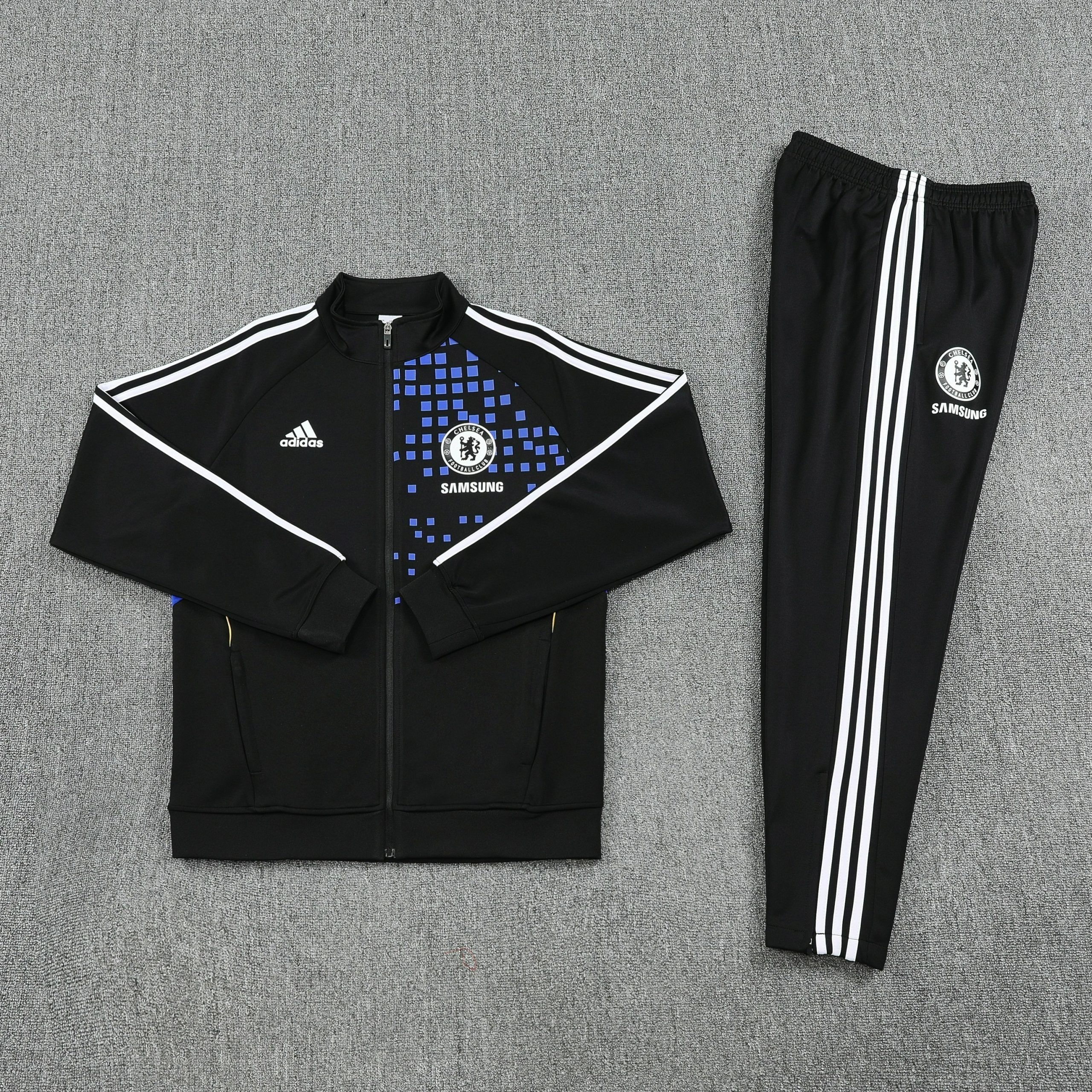 Chelsea Retro Training Kit (Jacket+Pants) Black 2025/26 - Image 5