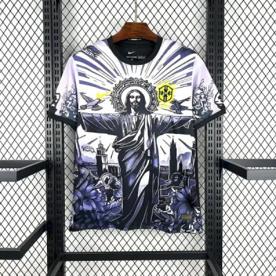 Brazil Soccer Jersey Jesus Special Edition Custom Shirt 2025