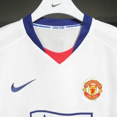 Alternative view of Manchester United Retro  Away Long Sleeve Football Jersey Shirt 2008/09