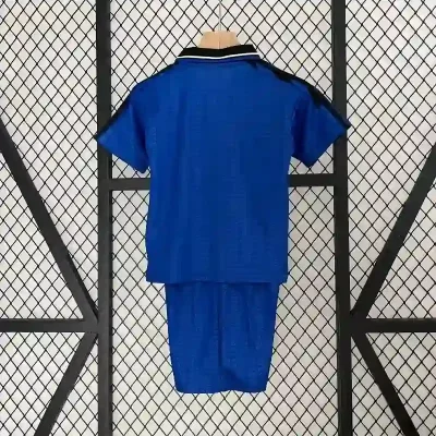 Alternative view of Argentina Retro Away Soccer Uniform Kids Kit Jersey+Shorts World Cup 1994