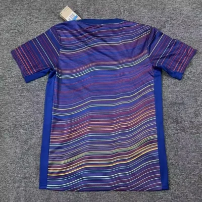 Alternative view of Barcelona Soccer Jersey Pre-Match Training Custom Shirt 2025/26