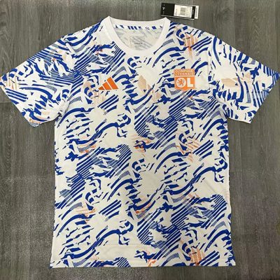 Olympique Lyonnais Football Jersey Pre-Match Custom Shirt 2024/25