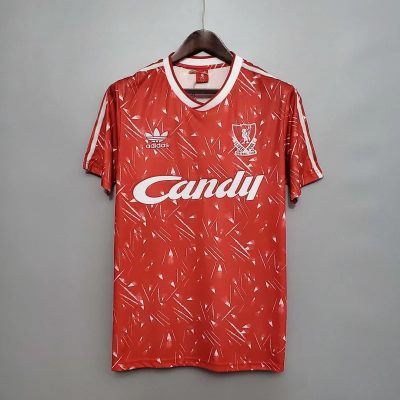 Liverpool Retro Football Jersey Home Custom Shirt 1989-91