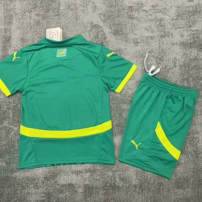 Alternative view of Senegal Soccer Jersey Away Kids Kit Jersey+Shorts 2025