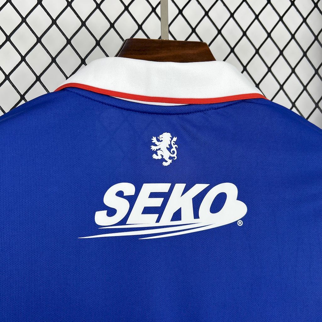 Rangers FC Soccer Jersey Home Custom Shirt 2025/26 - Image 5