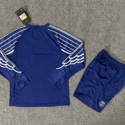 Alternative view of PSG Soccer Jersey Fourth Away Kids Kit Long Sleeve Jersey+Short 2024/25