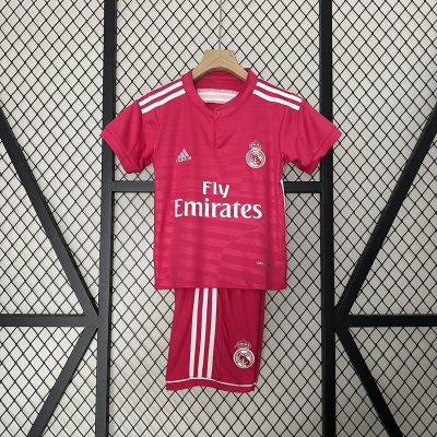 Real Madrid Retro Jersey Away Kids Kit Jersey+Shorts 2014/15
