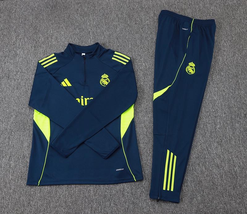Real Madrid Training Kit (Sweatshirt+Pants) Royalblue 2025/26 - Image 2