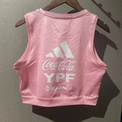 Alternative view of Argentina Soccer Jersey Pink Women's Vest 2025
