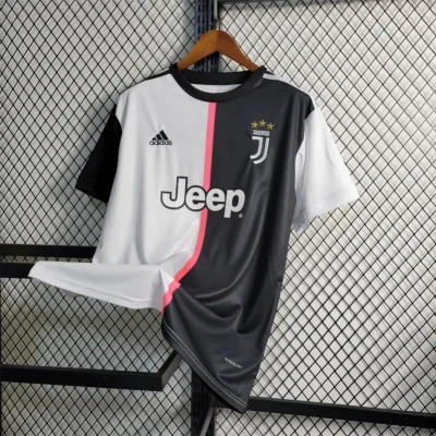 Alternative view of Juventus Retro Soccer Jersey Home Custom Shirt 2019-20