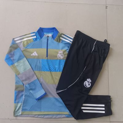 Alternative view of Kids Real Madrid Training Kit (Sweatshirt+Pants) Green 2025/26
