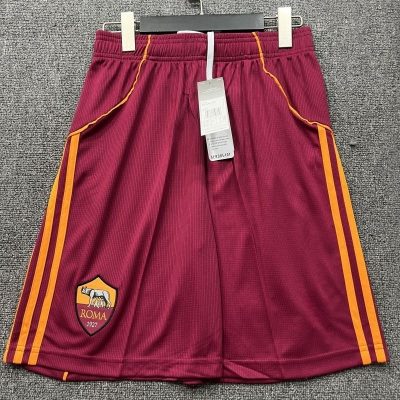 Roma Soccer Jersey Home Custom Shorts 2025/26