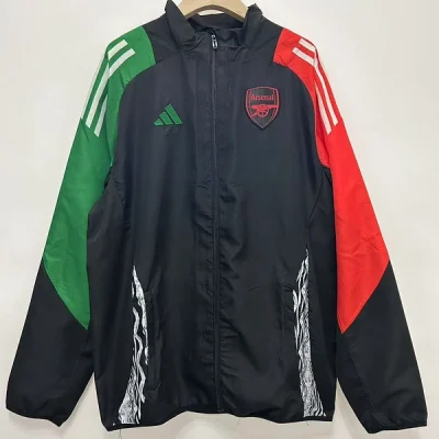 Arsenal Windbreaker Jacket Black 2025/26