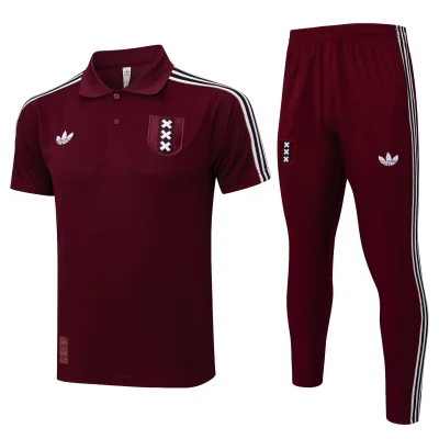 Ajax Training Kit (Polo+Pants) Deep Red 2025/26