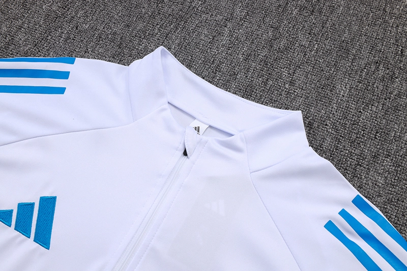 Real Madrid Training Kit (Sweatshirt+Pants) White 2025/26 - Image 3