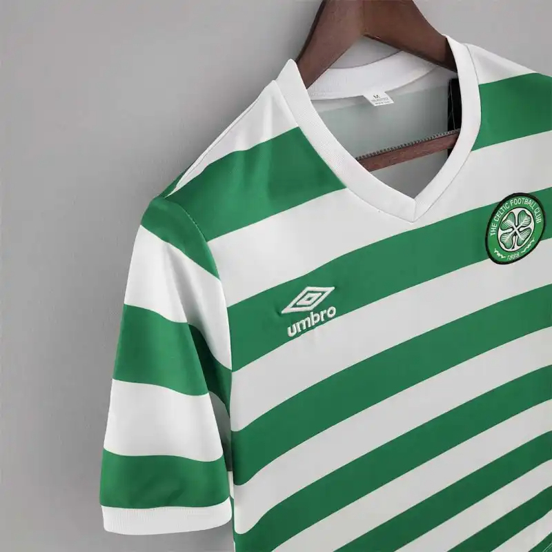 Celtic Retro Soccer Jersey Home Custom Shirt 1980/81 - Image 4