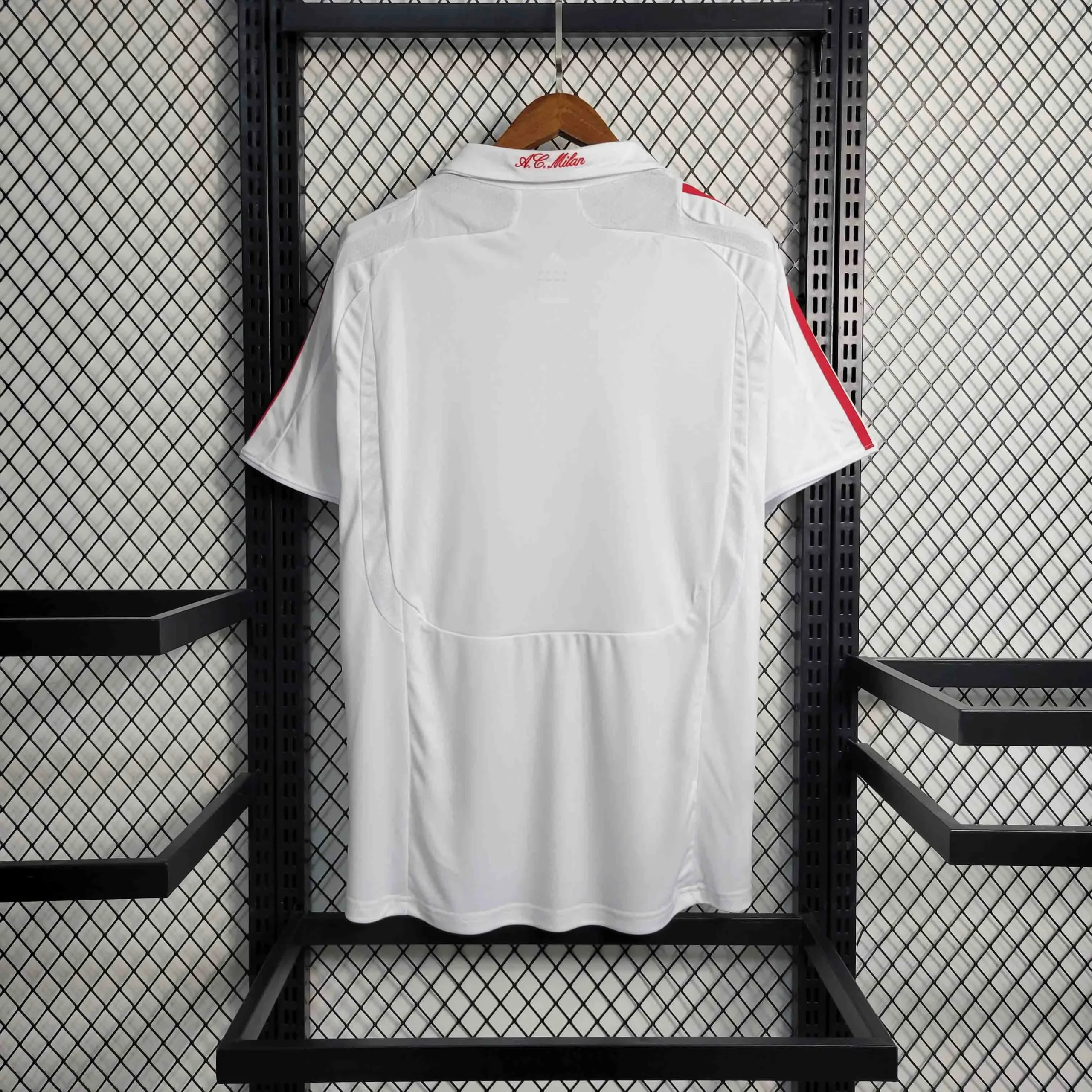 AC Milan Retro Soccer Jersey Away Custom Shirt 2007/08 - Image 2