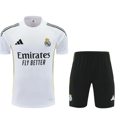 Real Madrid Training Jersey Kit White 2025/26