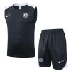 Chelsea Sleeveless Training Kit Gray 2025/26