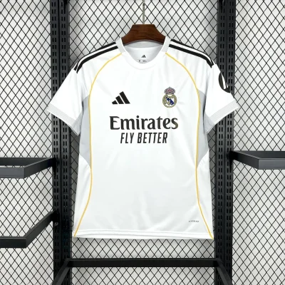 Real Madrid Soccer Jersey Home Custom Shirt 2025/26