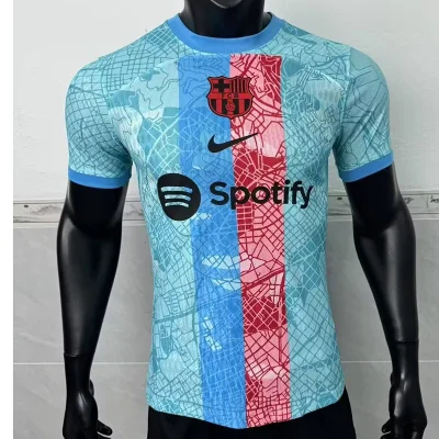Barcelona Soccer Jersey Blue Special Edition Shirt 2025/26
