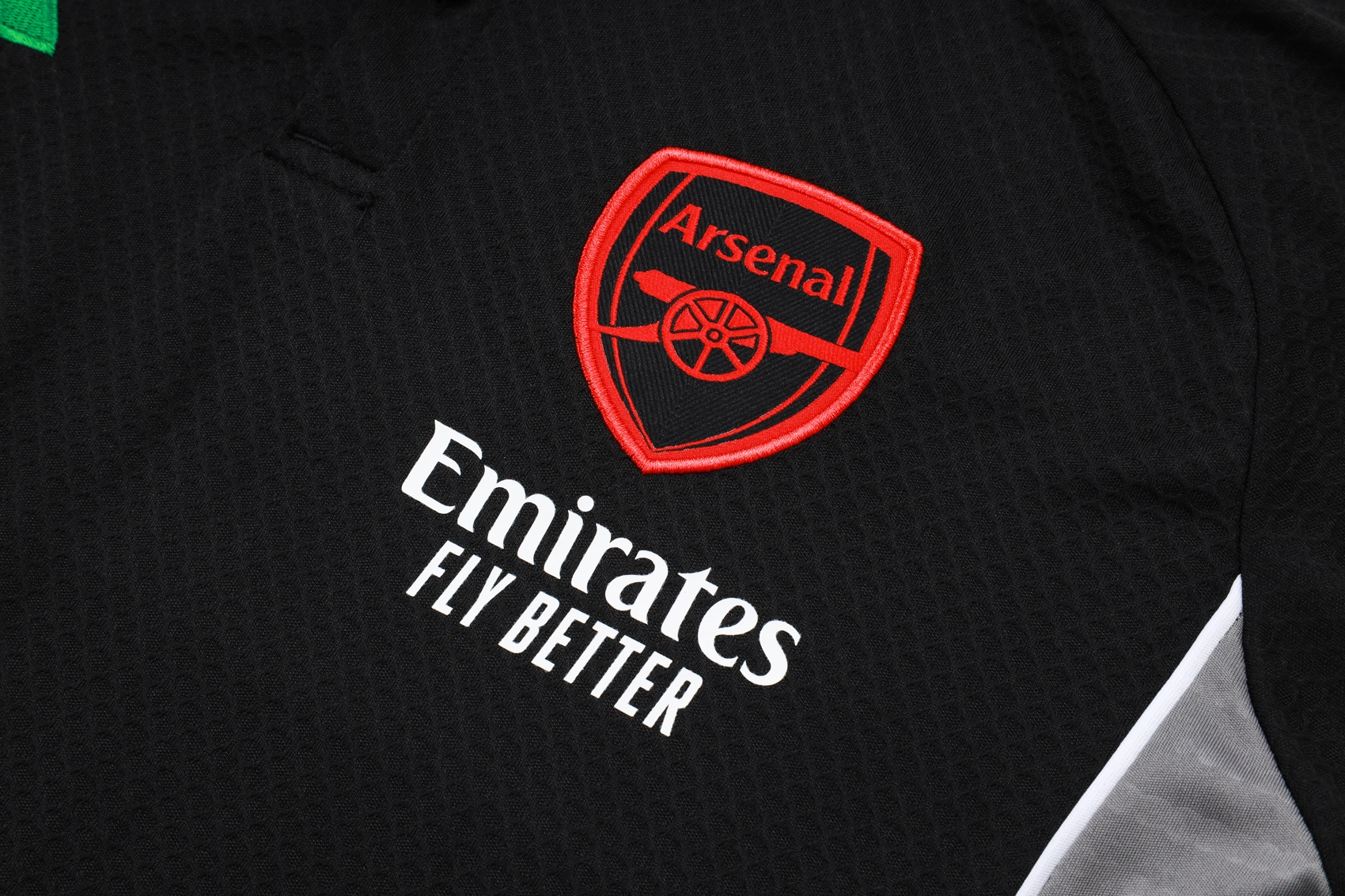 Arsenal Training Kit (Polo+Pants) Black 2025/26 - Image 5