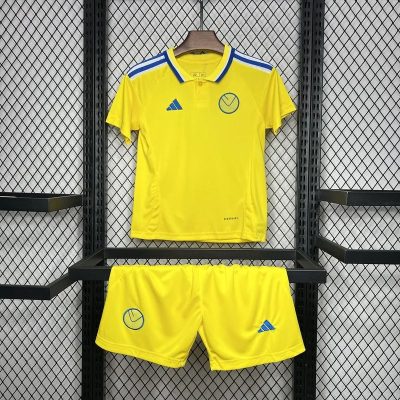 Leeds United Football Jersey Away Kids Kit Jersey+Shorts 2024/25