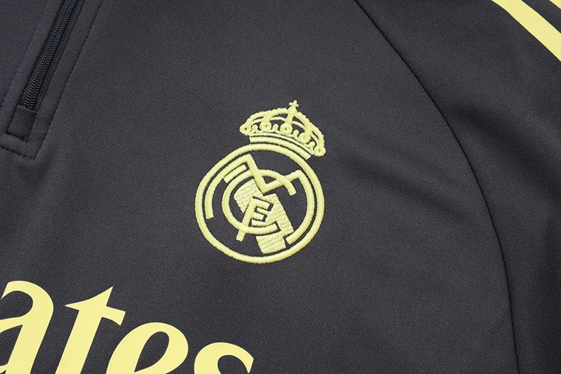 Real Madrid Training Kit (Sweatshirt+Pants) Deep Grey 2025/26 - Image 5