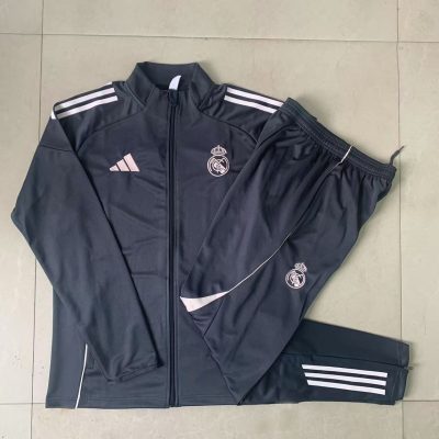 Alternative view of Kids Real Madrid Training Kit (Jacket+Pants) Deep Grey 2025/26