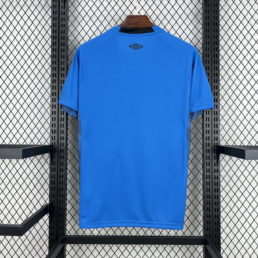 Santos FC Soccer Jersey Blue Goalkeeper Custom Shirt 2025 - Image 2