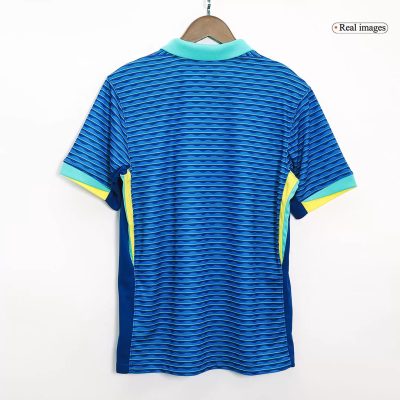 Alternative view of Brazil Soccer Jersey Away Custom Shirt Copa America 2024