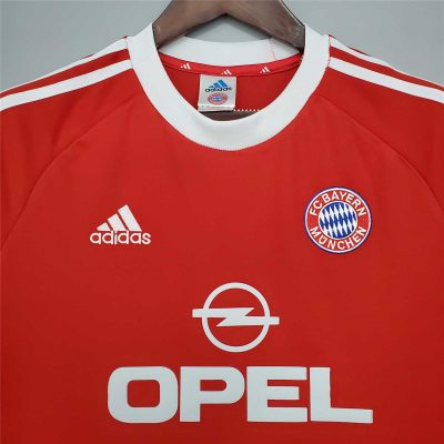 Alternative view of Bayern Munich Retro Jersey Home Soccer Shirt 1989-1991