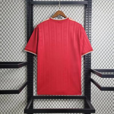 Alternative view of Liverpool Retro Football Jersey Home Custom Shirt 1985-86