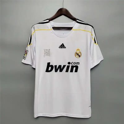 Alternative view of Ronaldo #9 Real Madrid Retro Jersey Home Soccer Shirt 2009/10