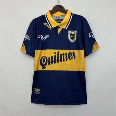 Boca Juniors Retro Soccer Jersey Home Custom Shirt 1995/96